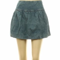 C&A kék farmer miniszoknya