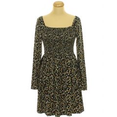 New Look darázsolt virágmintás ruha