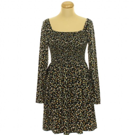 New Look darázsolt virágmintás ruha