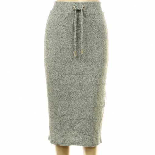 F&F szürke kötött szoknya