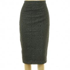 Shein virágmintás fekete midi szoknya