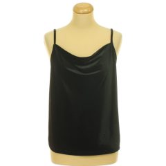 TU fekete bársony top