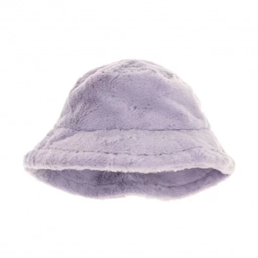 Lila microfleece sapka