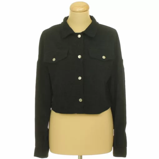 Fekete kordbársony ingdzseki