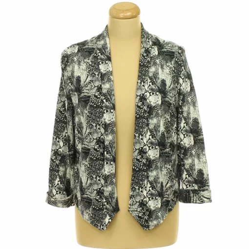H&M mintás nyitott blézer