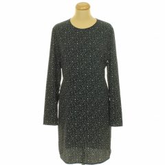 Next csillagmintás fekete ruha