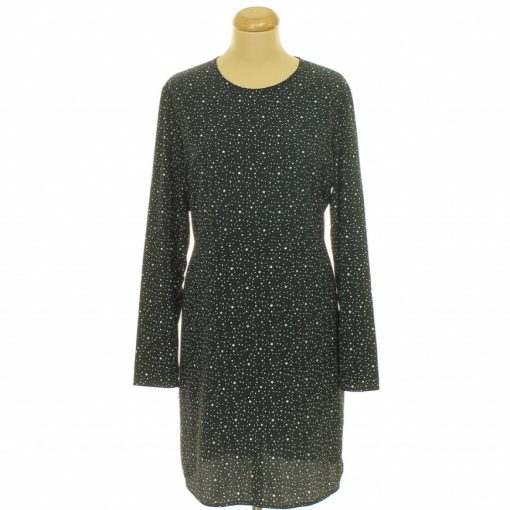 Next csillagmintás fekete ruha