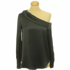 River Island aszimmetrikus szatén blúz