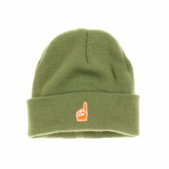 Zöld kötött sapka