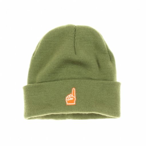 Zöld kötött sapka