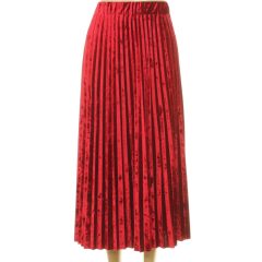 Marks & Spencer piros bársony szoknya