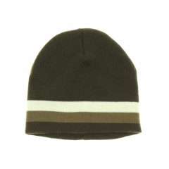 Matalan barna kötött férfi sapka