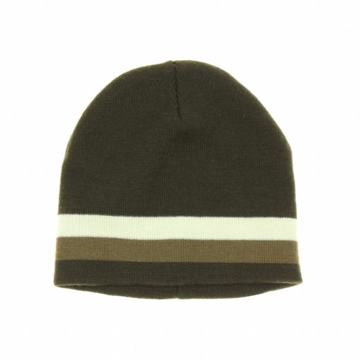 Matalan barna kötött férfi sapka
