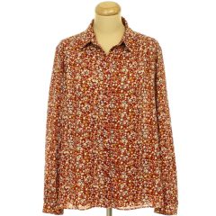 TU virágmintás muszlin ing