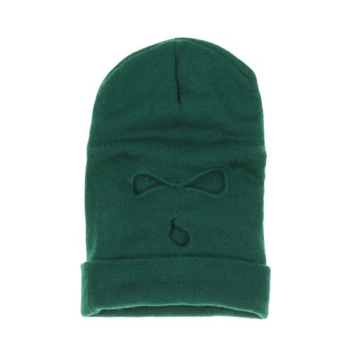 Zöld kötött símaszk