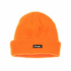Narancssárga kötött sapka polárbéléssel
