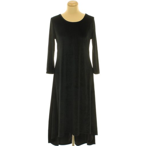 Nicole fekete bársony ruha