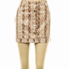 Topshop kígyóbőrmintás szoknya