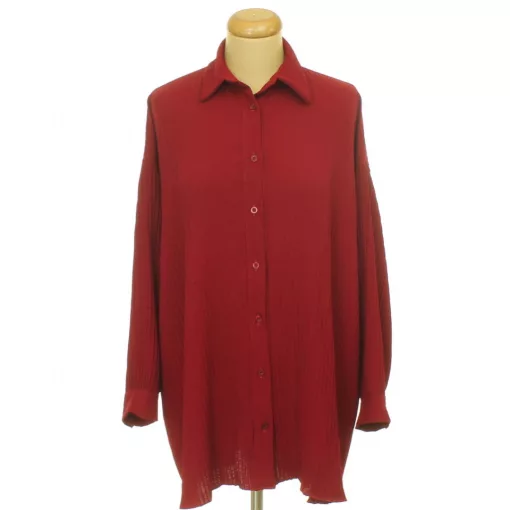 Boohoo pliszírozott oversize ing