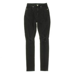 Boohoo szaggatott fekete farmer