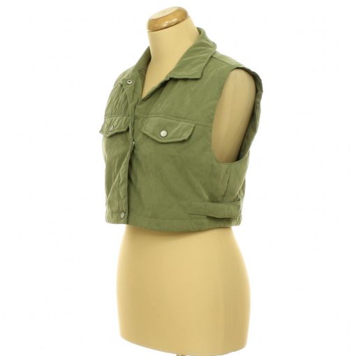 Noisy may steppelt khakizöld mellény