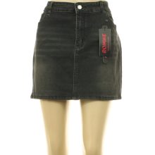 Romwe strasszos koptatott farmer szoknya