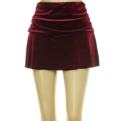 Shein bordó bársony miniszoknya