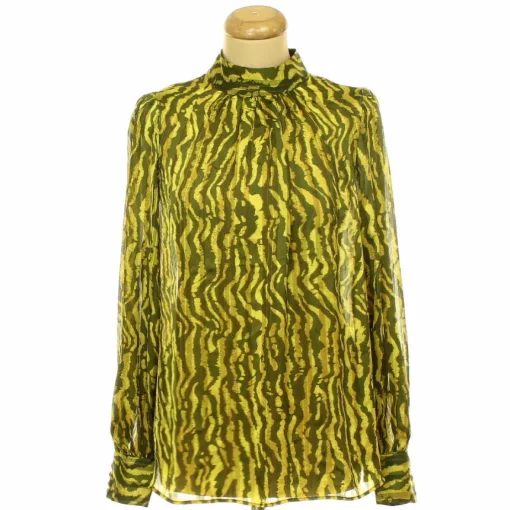 H&M mintás szatén blúz