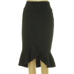 Shein fodros fekete szoknya