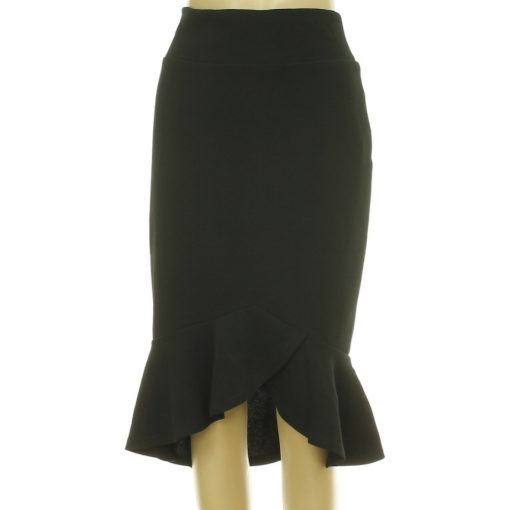 Shein fodros fekete szoknya