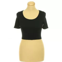 Primark fekete elasztikus sport top