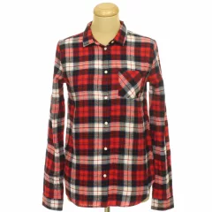H&M kockás pamut-flanel ing