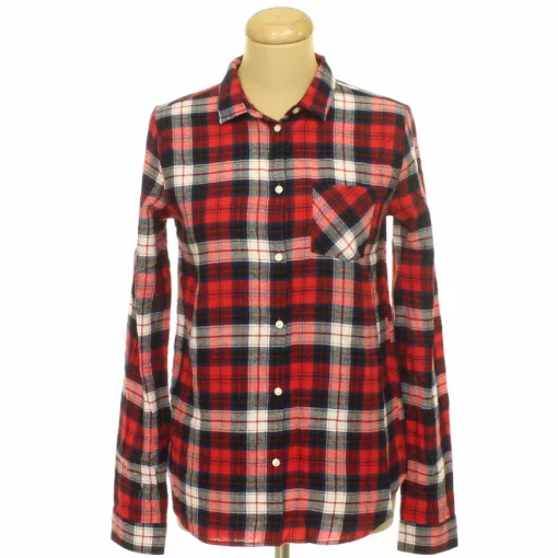 H&M kockás pamut-flanel ing