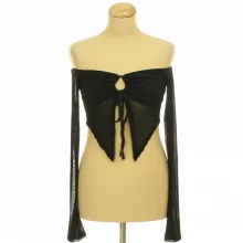 Shein fekete necc top