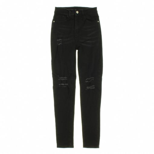 Shein szaggatott skinny farmer