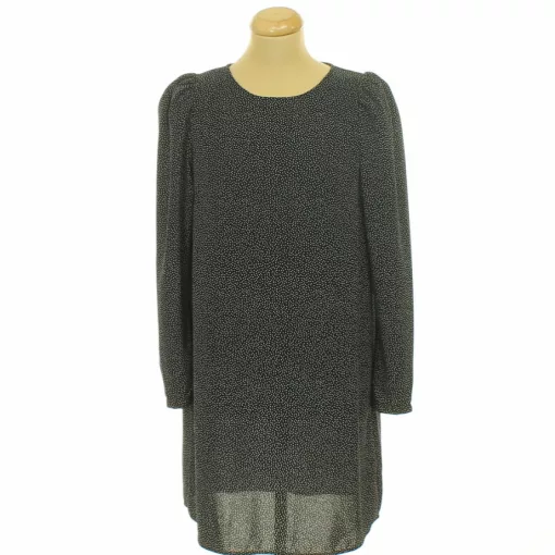 H&M pöttyös fekete ruha