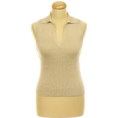 New Look barna bordáskötött felső