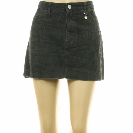 Pull&Bear szürke kordbársony szoknya