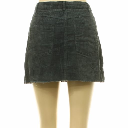 Pull&Bear szürke kordbársony szoknya