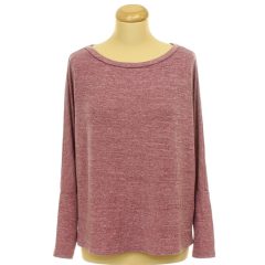 Bordó kötött pulóver