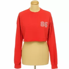 Primark piros crop pulóver