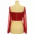 Shein piros corset felső