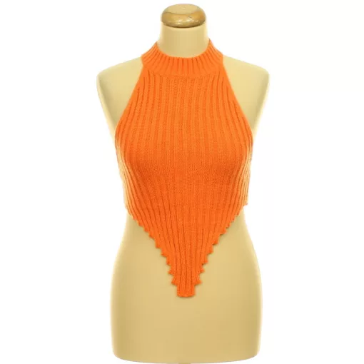 Shein nyitott hátú kötött top