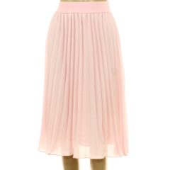 Rózsaszín pliszírozott szoknya