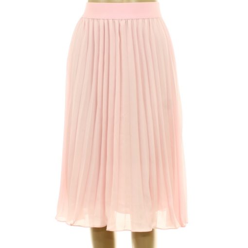Rózsaszín pliszírozott szoknya