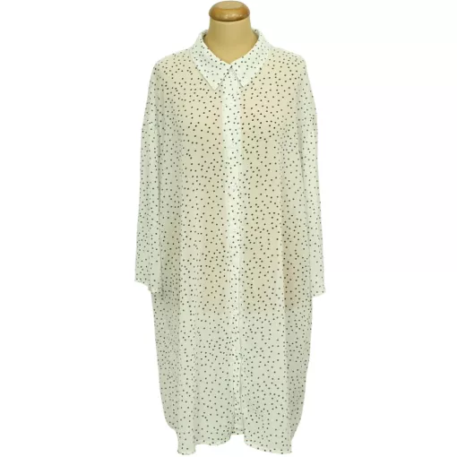 Shein pöttyös muszlin tunikaing