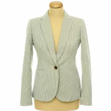 J.Crew csíkos pamut blézer