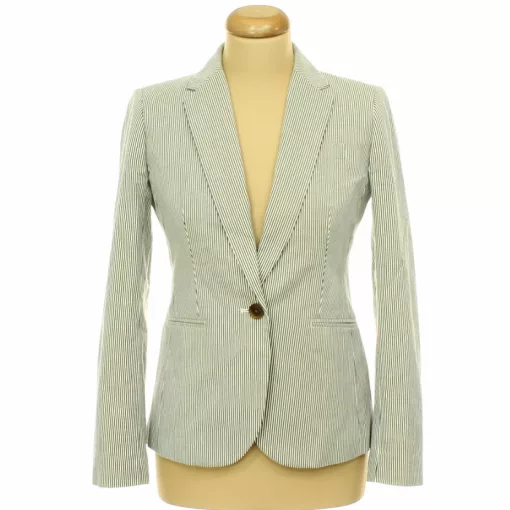 J.Crew csíkos pamut blézer
