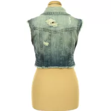 River Island szaggatott farmer mellény