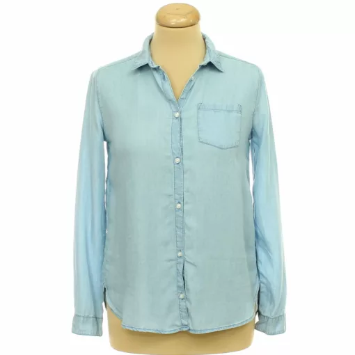 H&M kék lyocell ing